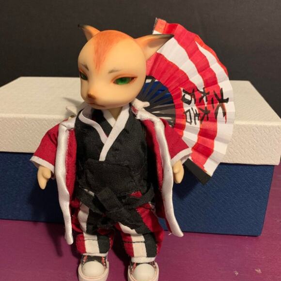 BJD Dollzone Pets Fox Figaro 16cm - Picture 5 of 5